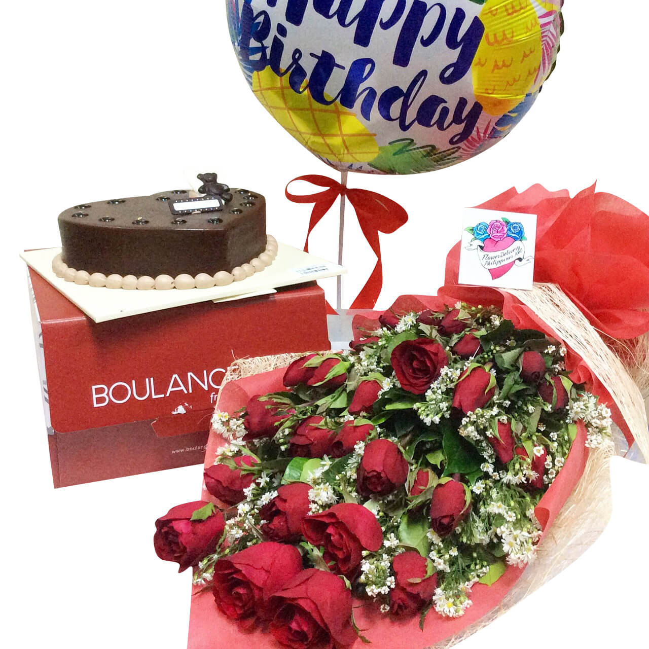 Birthday Flowers and Cake package