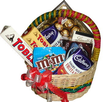 Chocolates Gift Basket