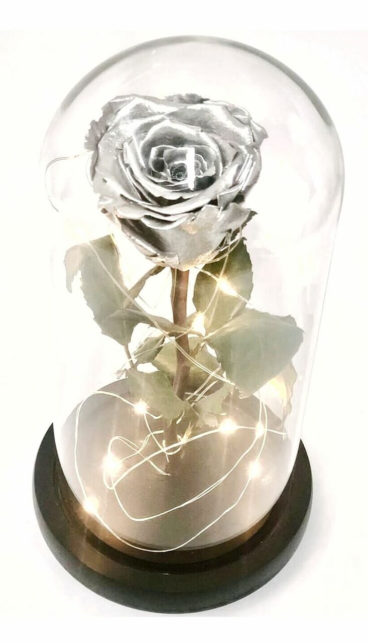 Eternal Rose in Glass Dome