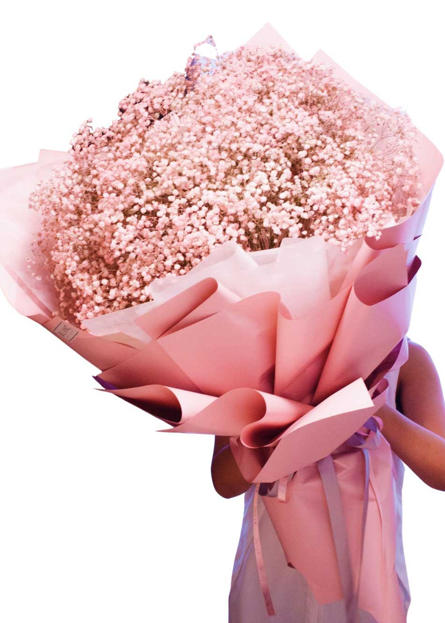 Pink Baby's Breath Giant Bouquet