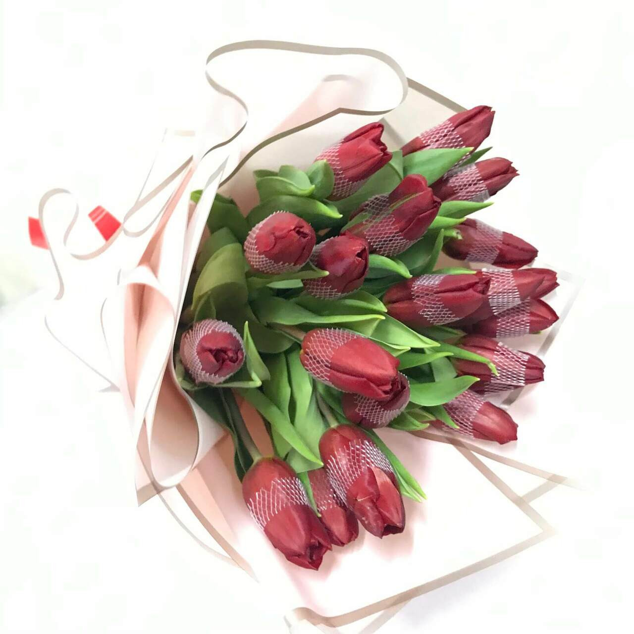 Red Tulips Bouquet